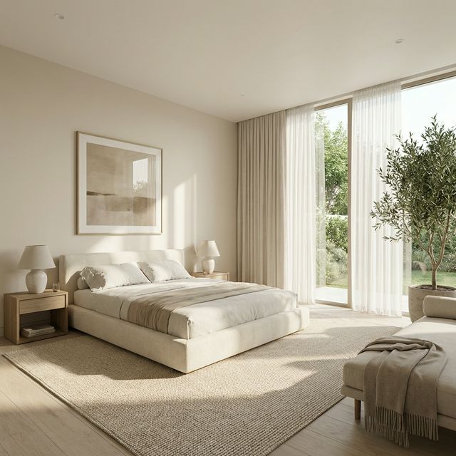 Serene master bedroom